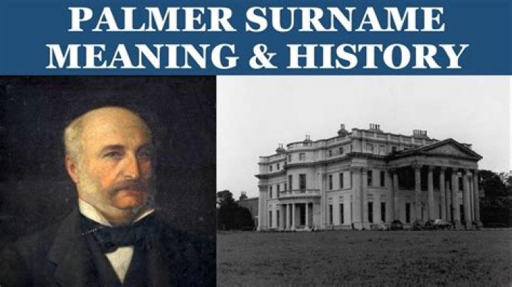 Last name PALMER: origin and meaning