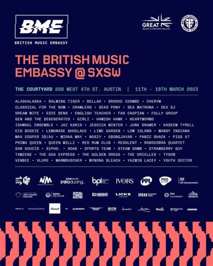 Watch the British Music Embassy SXSW showcase in MQA audio and HD video